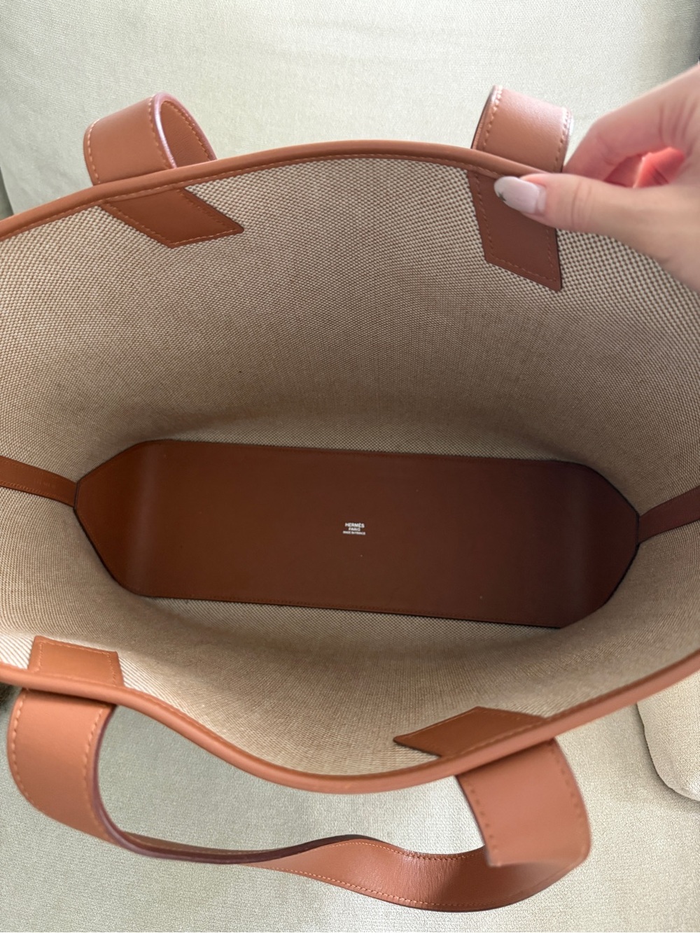 Hermes h en biais 40 gold/brown - Picture 10 of 10